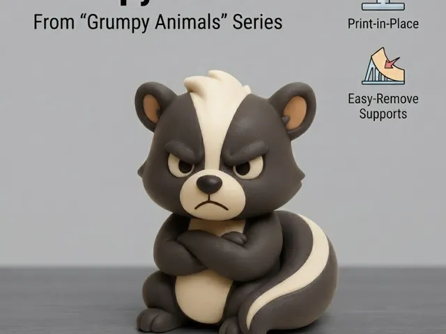 Grumpy Skunk From the “Grumpy Animals”