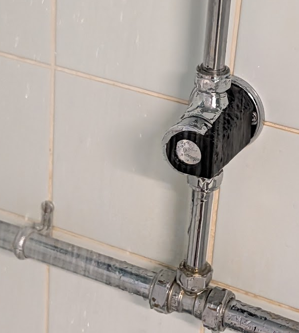 Shower Button holder