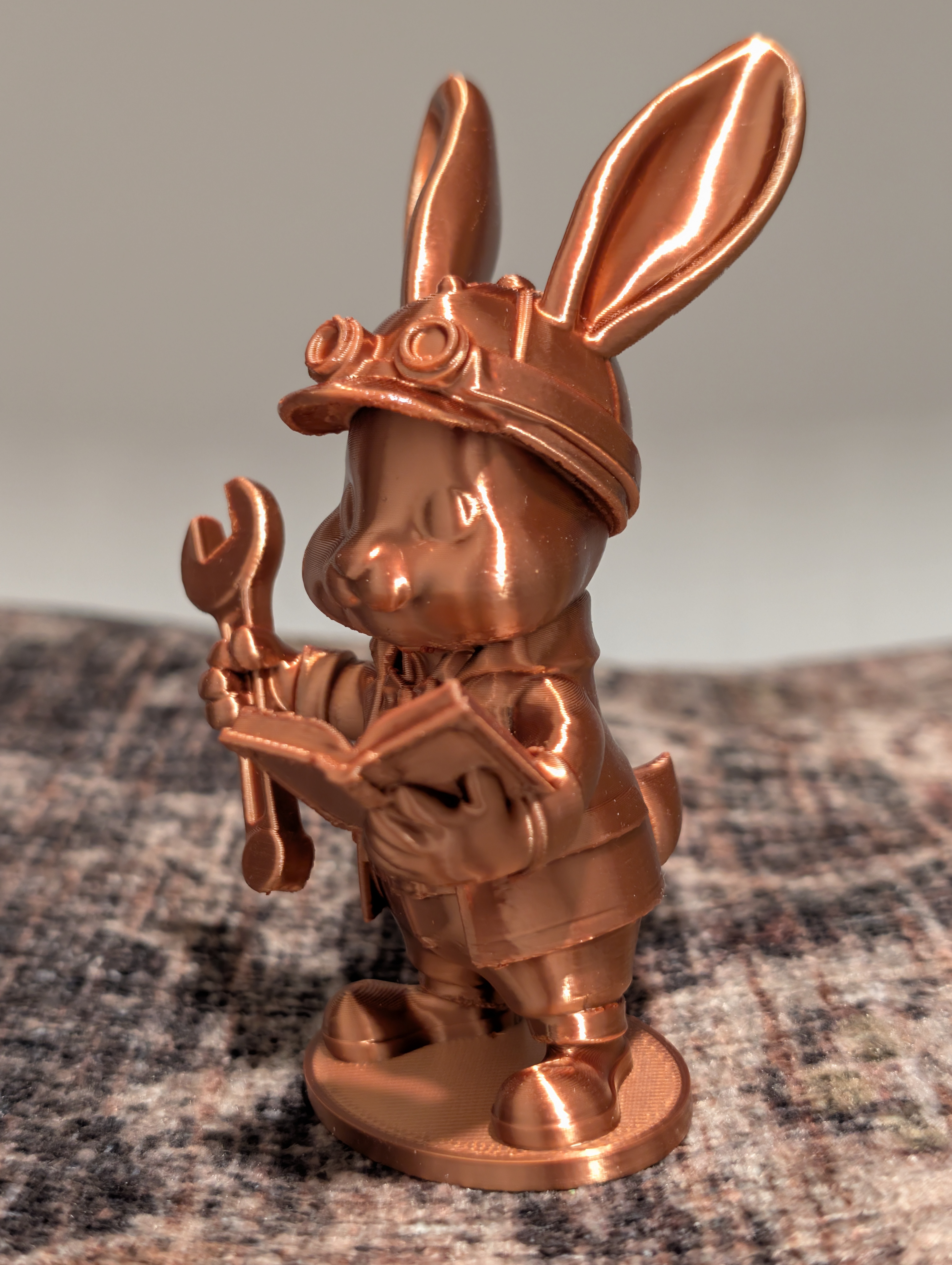 Miniatura 3 do modelo 3D Steampunk Bunny Engineer