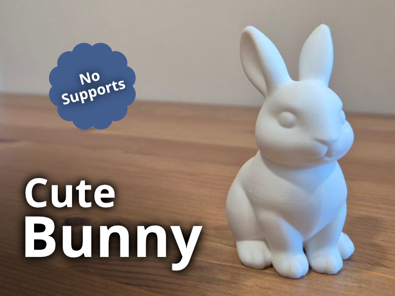 Cute Easter Bunny - No Supports
