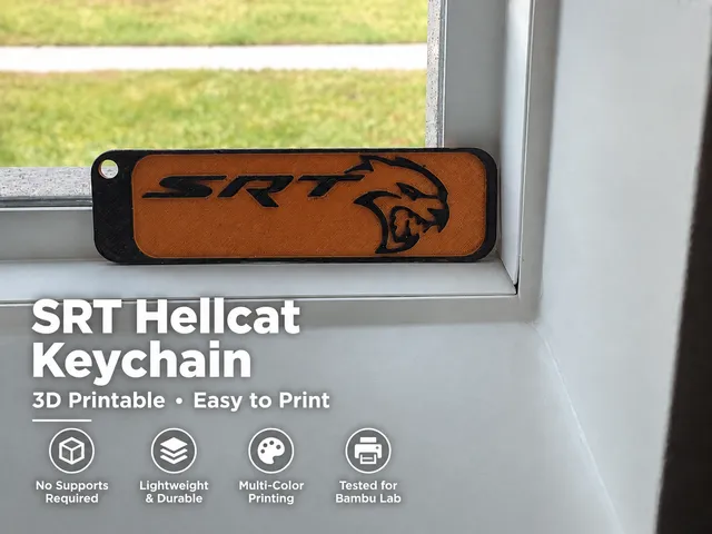 SRT Hellcat Keychain