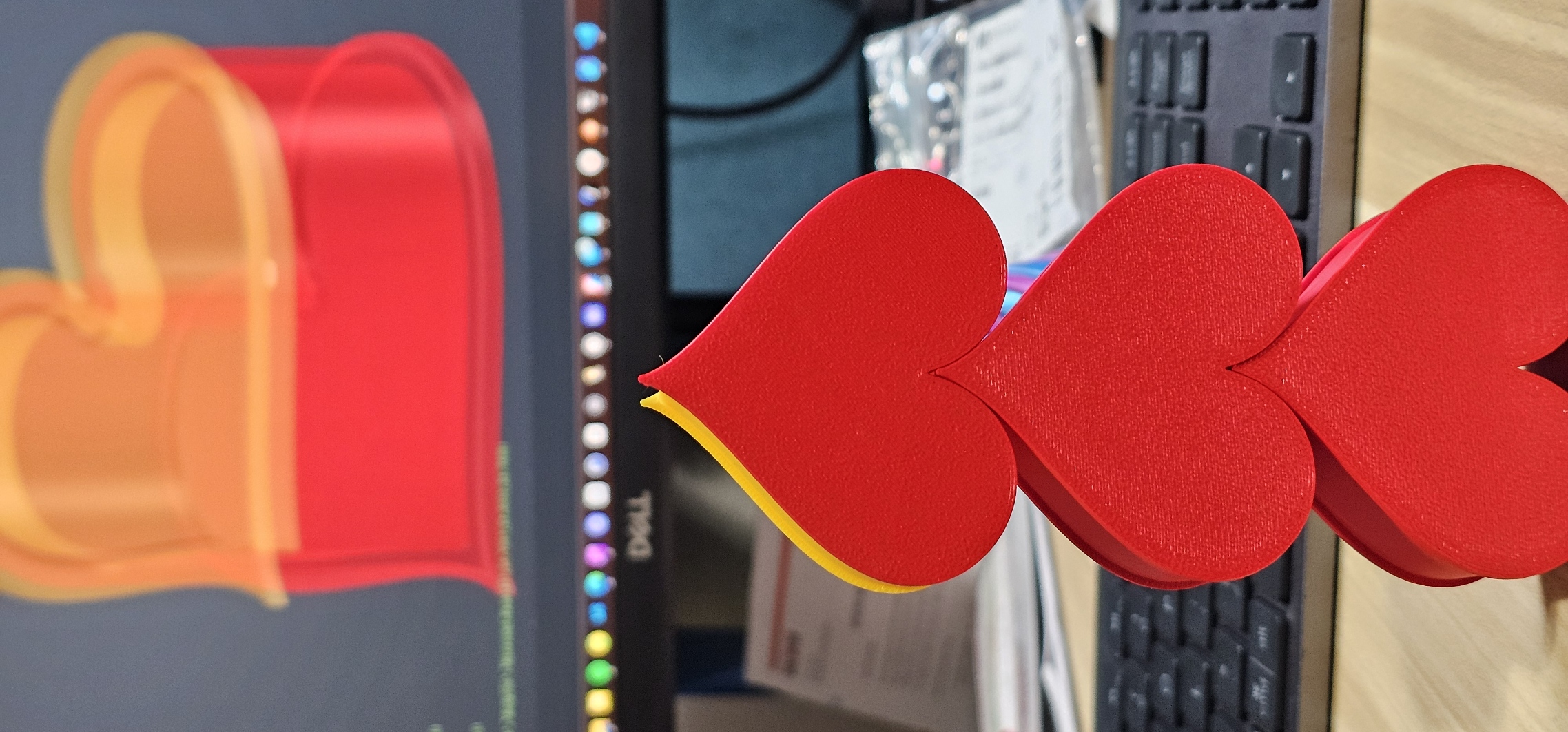 Heart Shaped Box with Snap On Lid