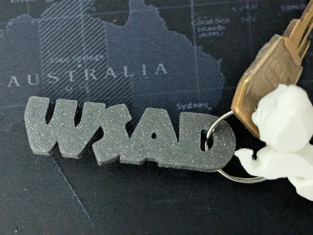 WSAD keychain