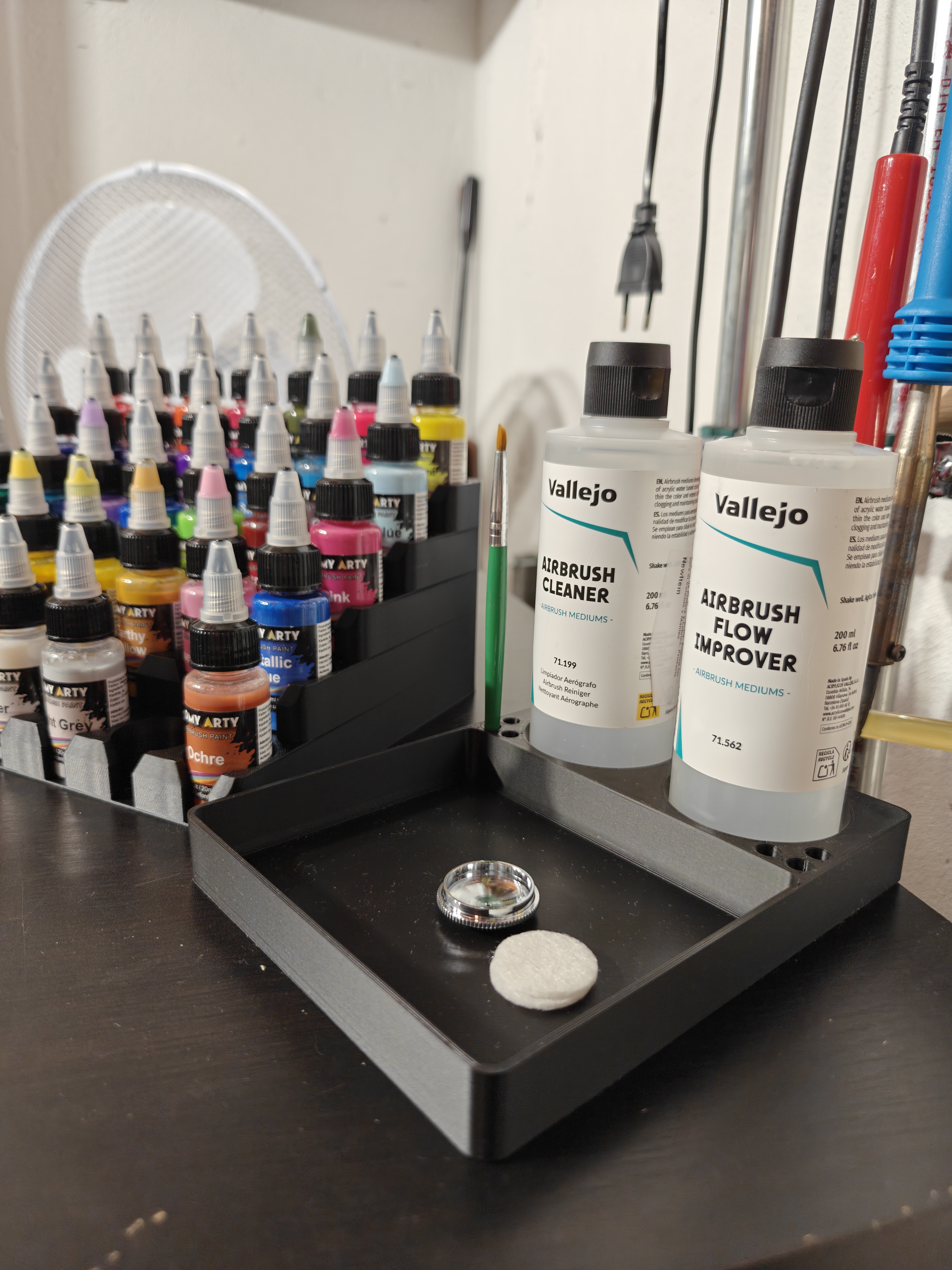 Airbrush Paint Rack System – 26mm Bottles (Homy Arty)