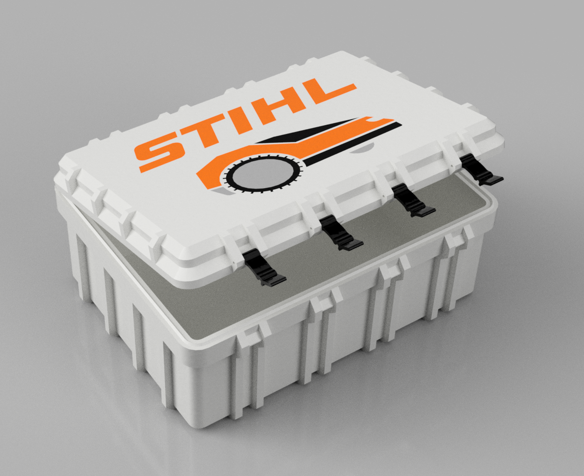 Rugged Storage Box for STIHL iMOW Accessories