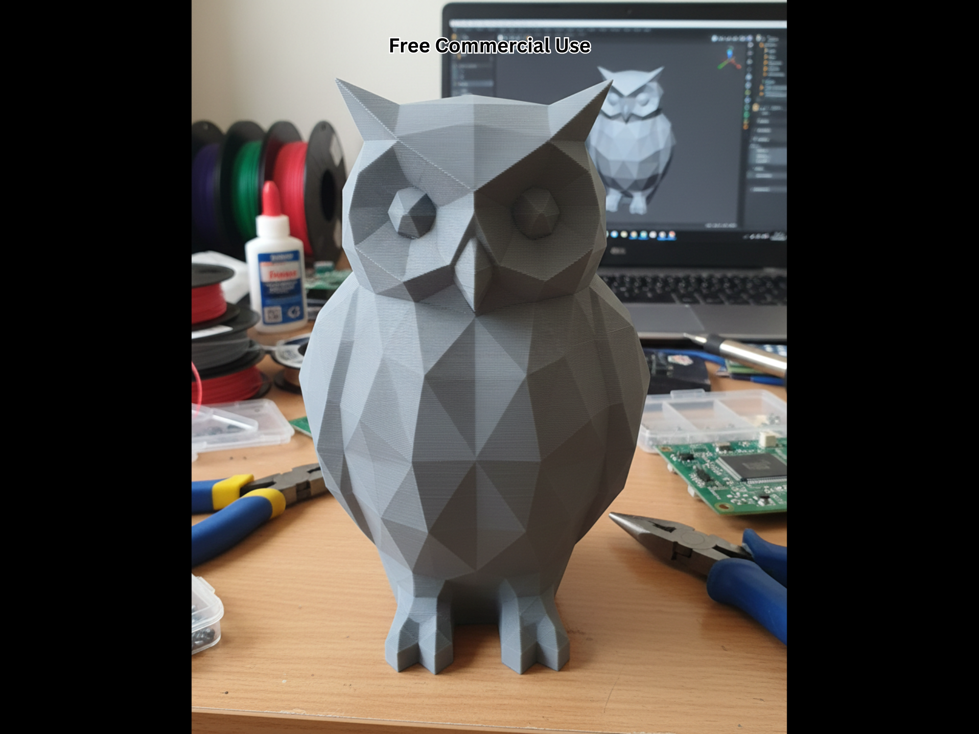 Low Poly Owl