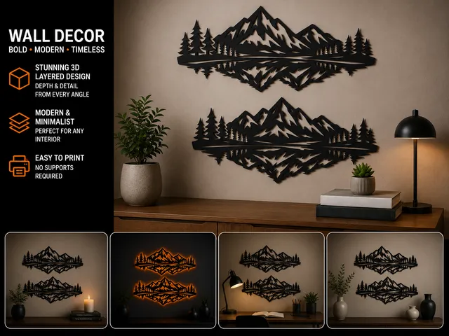 Scenic Mirror Mountains