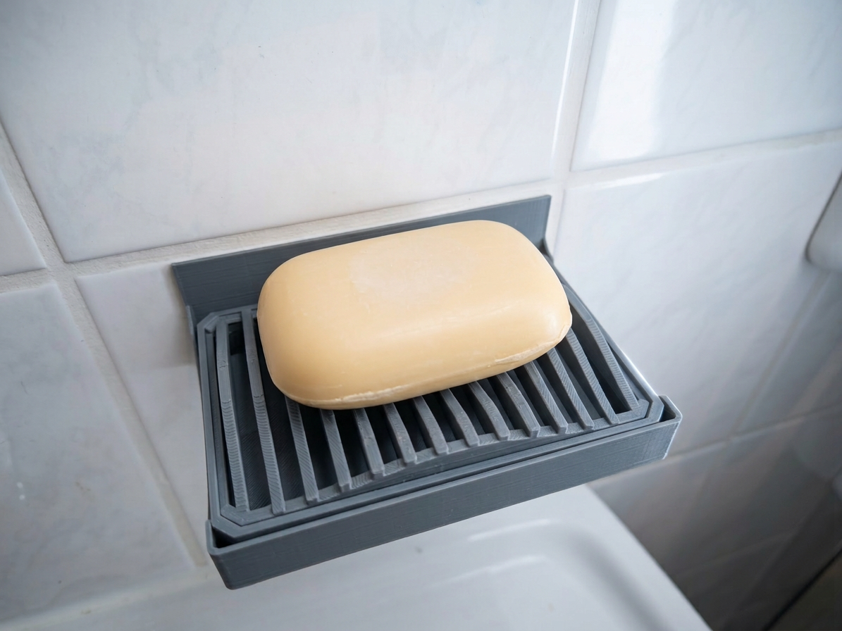 Soap Dish Wall Holder for "Modern Soap Dish with Removable Collection Tray"