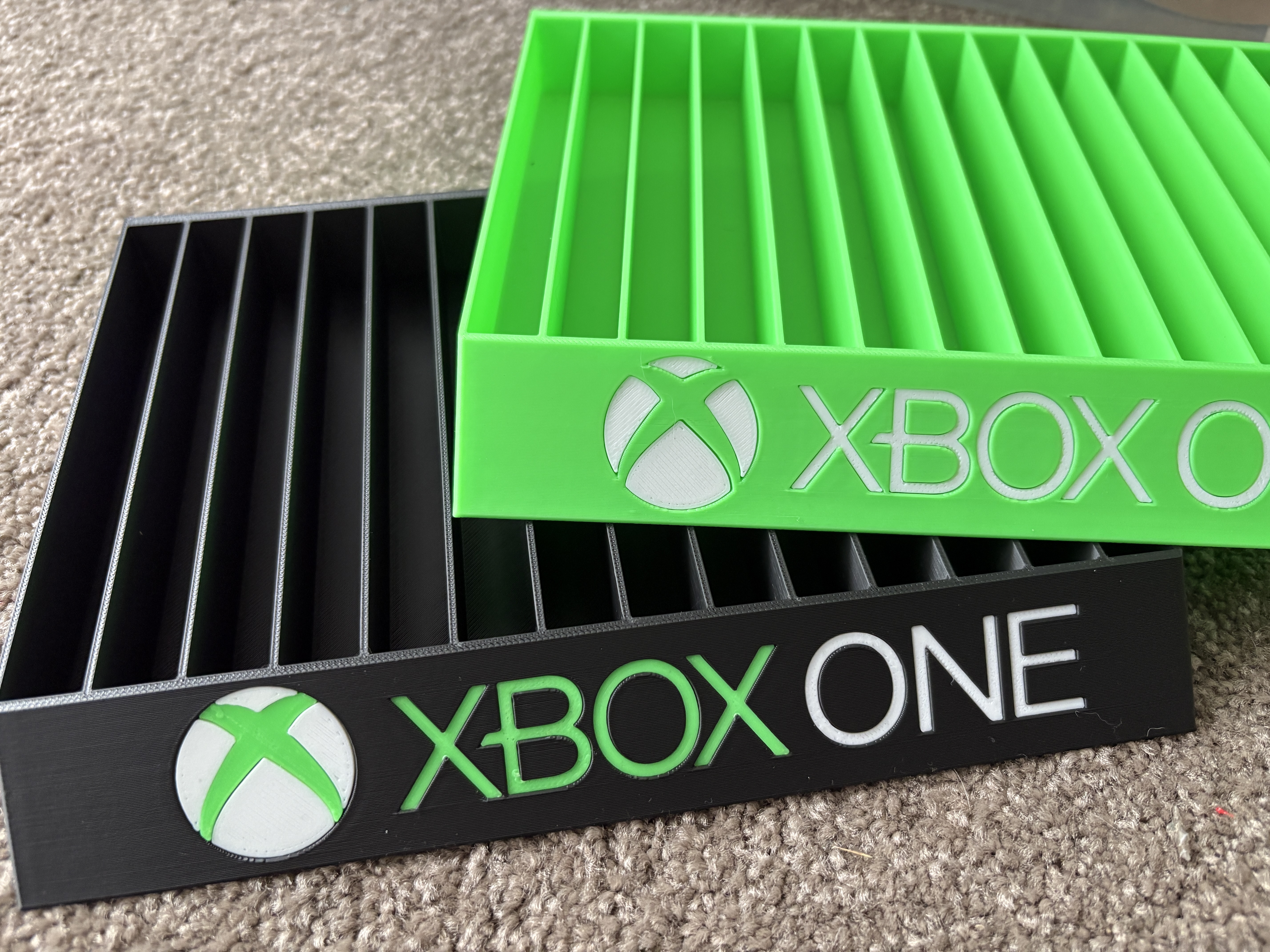 Xbox One style game holder stand