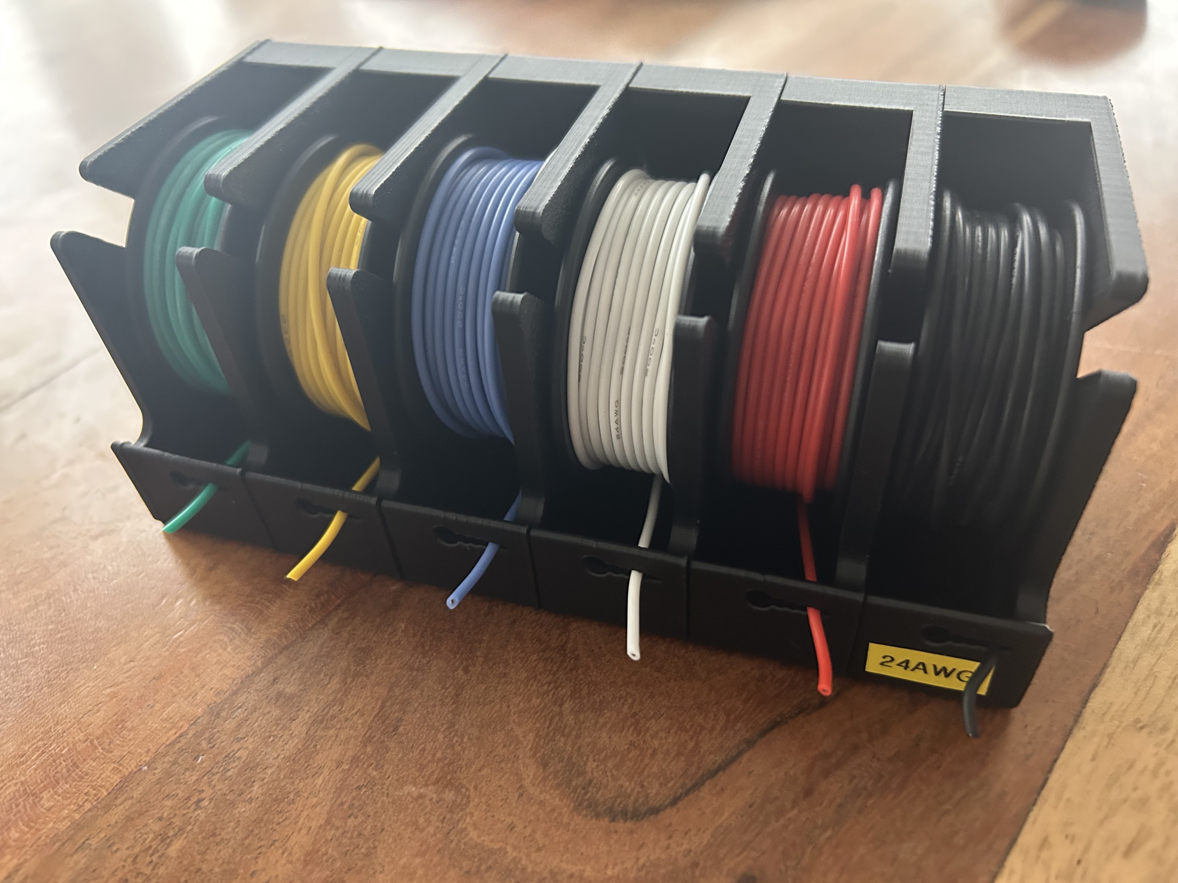 Modular Wire Spool Holder with Slots