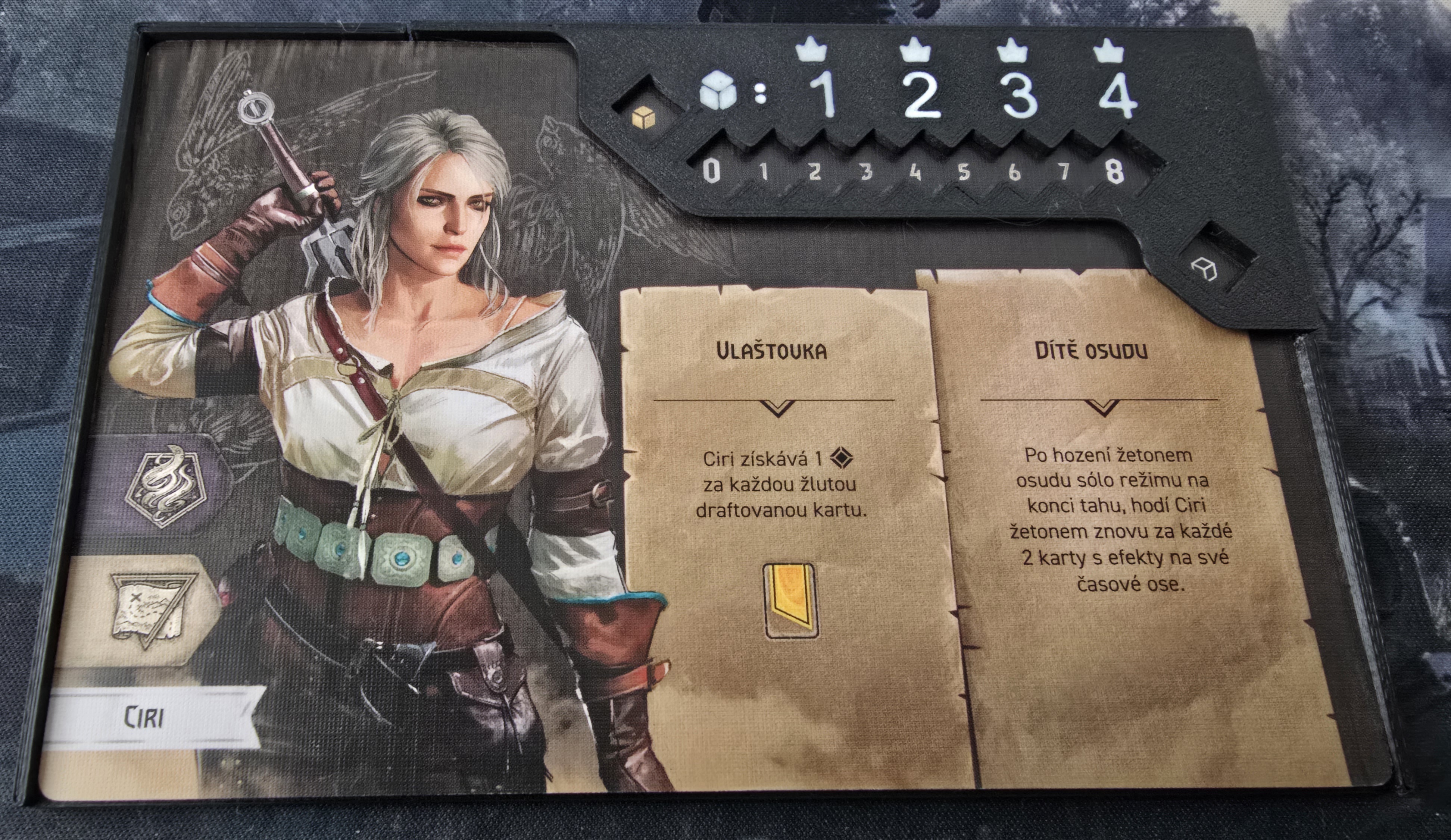 Witcher - Path of destiny Solo Player board