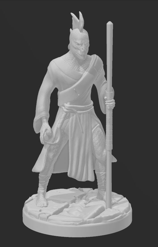 Nagaji Monk 3D model