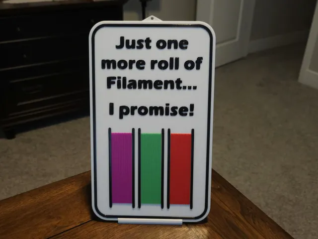 "Just one more roll of Filament...I promise!"