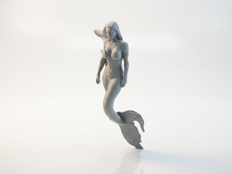 Mermaid Figurine Female Fantasy 3D Printable