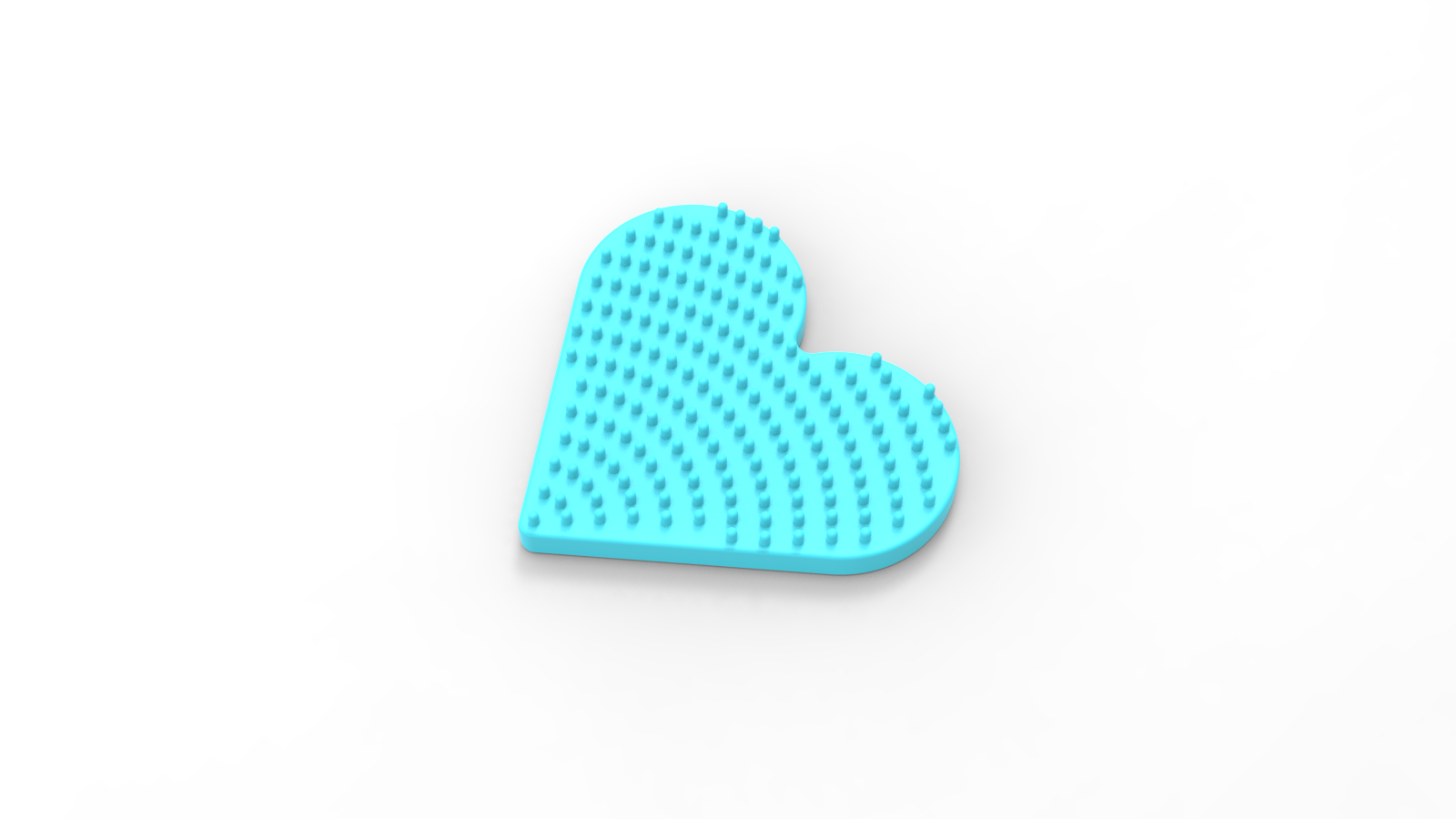 Makeup brush cleaner- heart