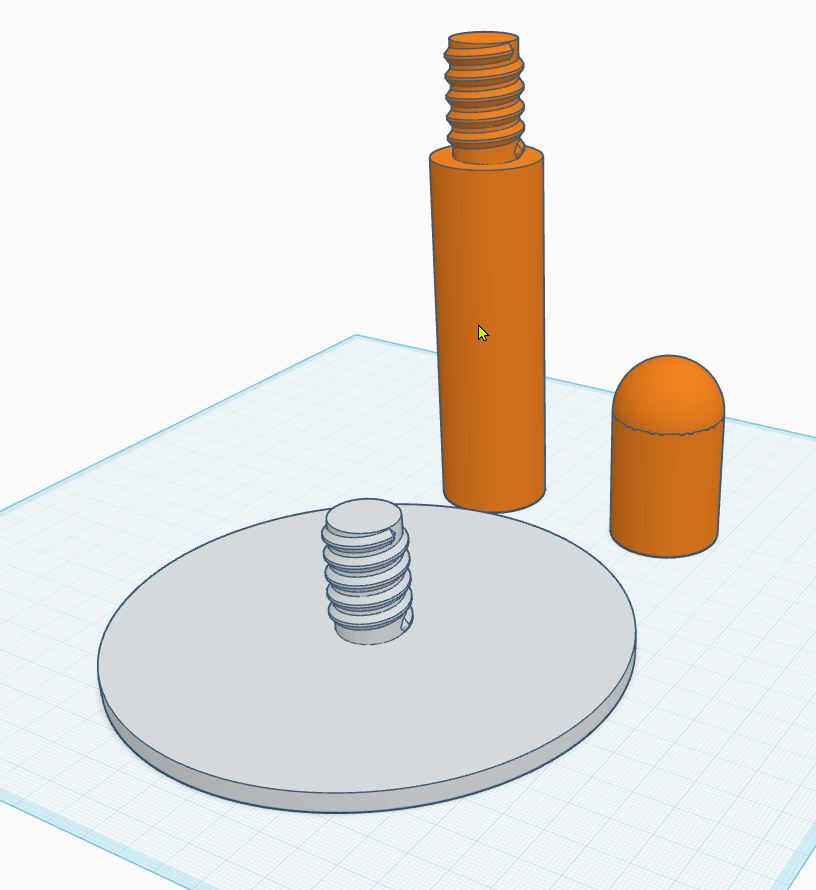 Toilet Roll Stand - Modular Height