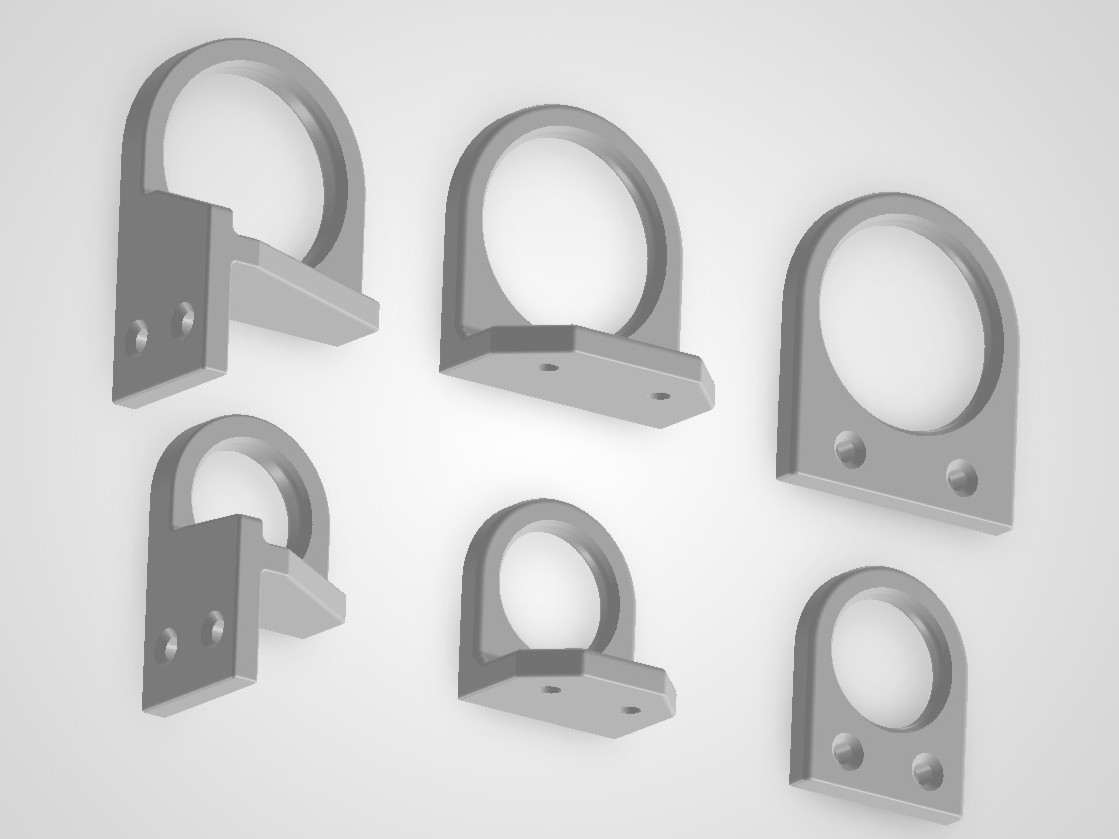 Wire Routing Rings 3D model