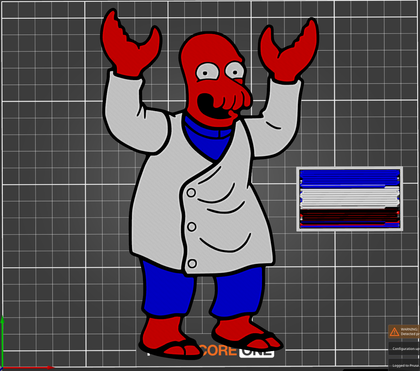 Multicolor Zoidberg without MMU