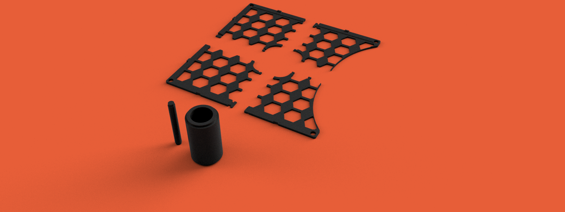 Miniatura 7 do modelo 3D MINI printer Spool storage and holder