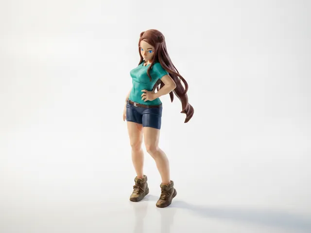 Baddie Female Figurine Gaming Character 3D Printable