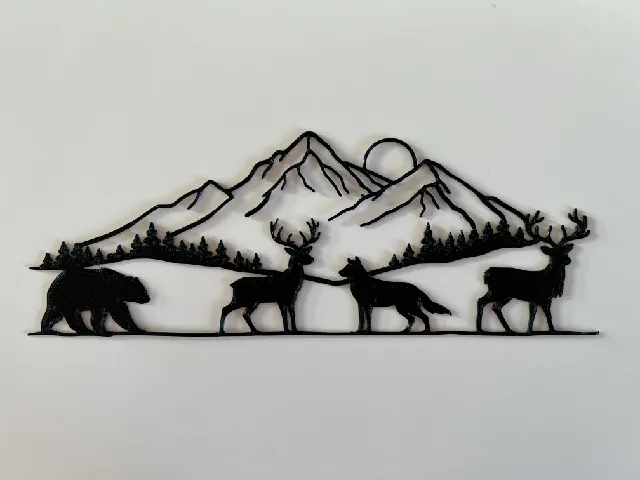 Mountain Landscape Wall Art #3