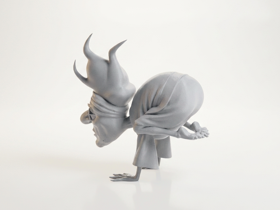 Yoga Pose Figurine Female Figure 3D Printable