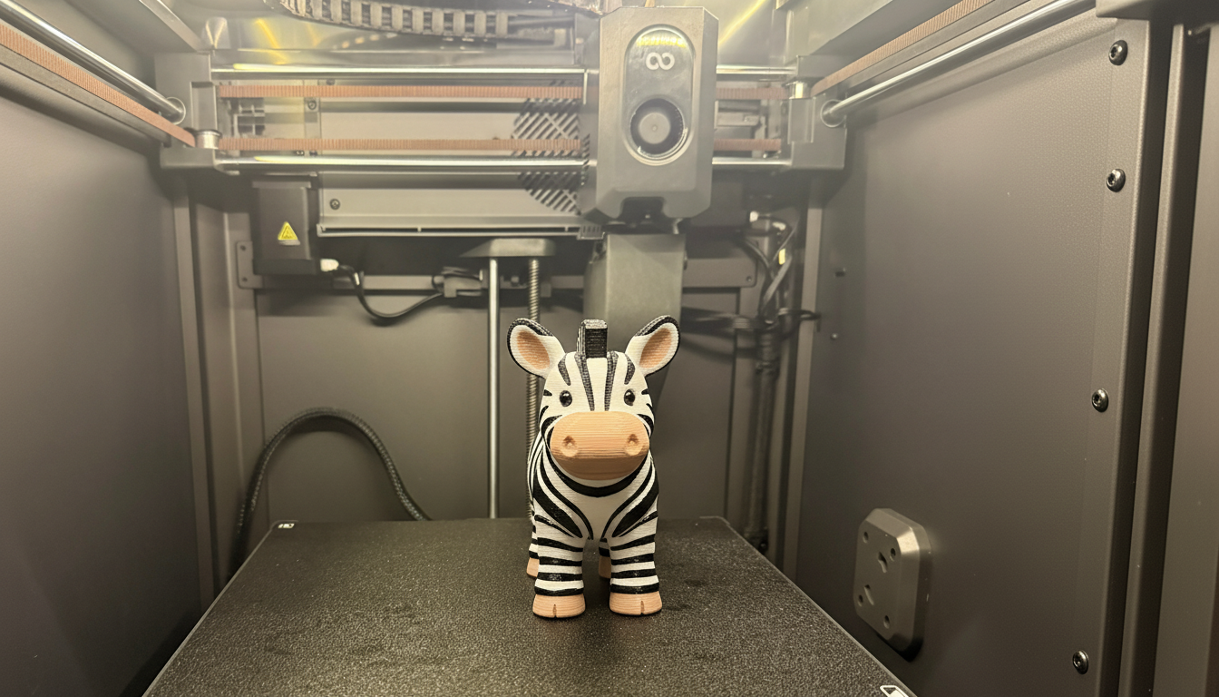 Cute Zebra Standing - Charming Striped Equine