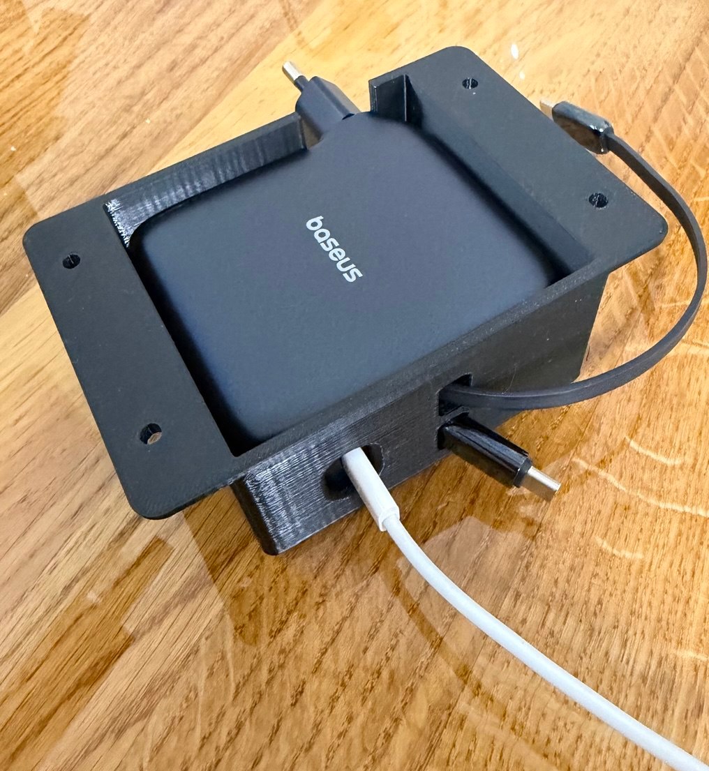 Baseus Retractable Cable Charger Under The Table Holder