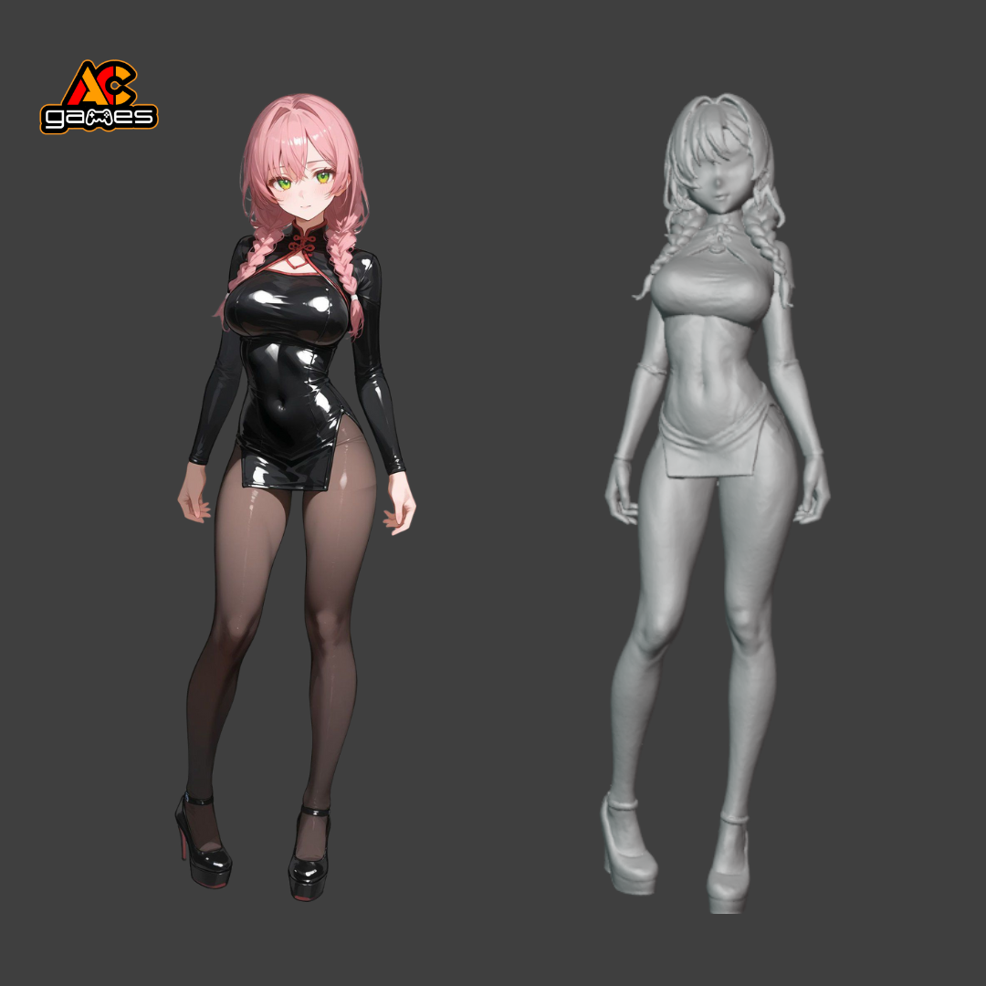 Lyss Latex Noir Girl