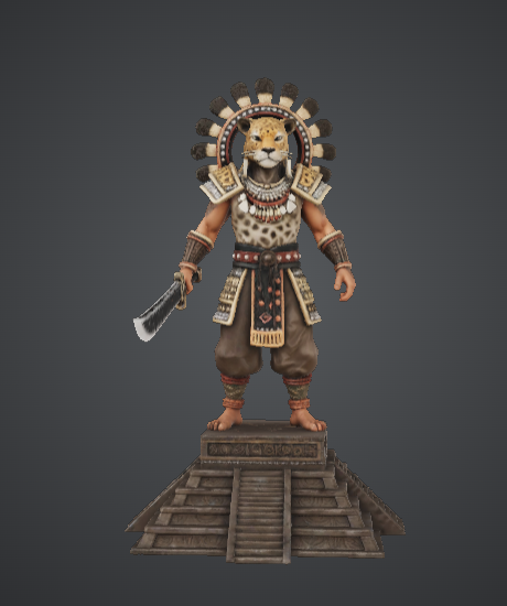 Jaguar Warrior Priest – Temple Guardian