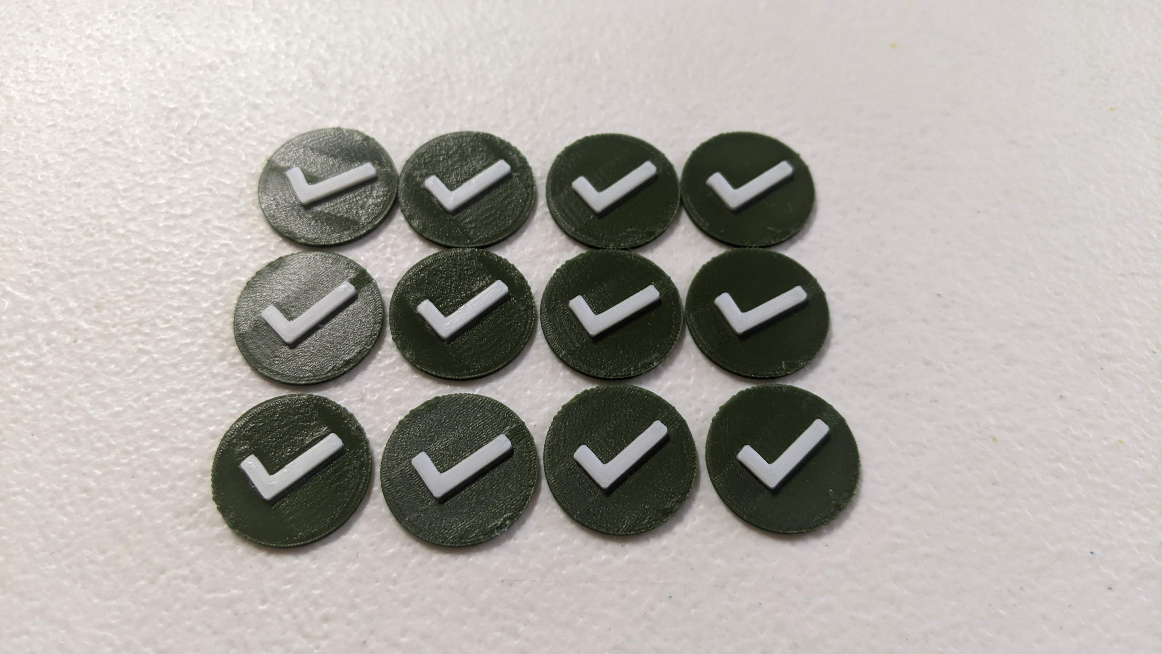Check mark token