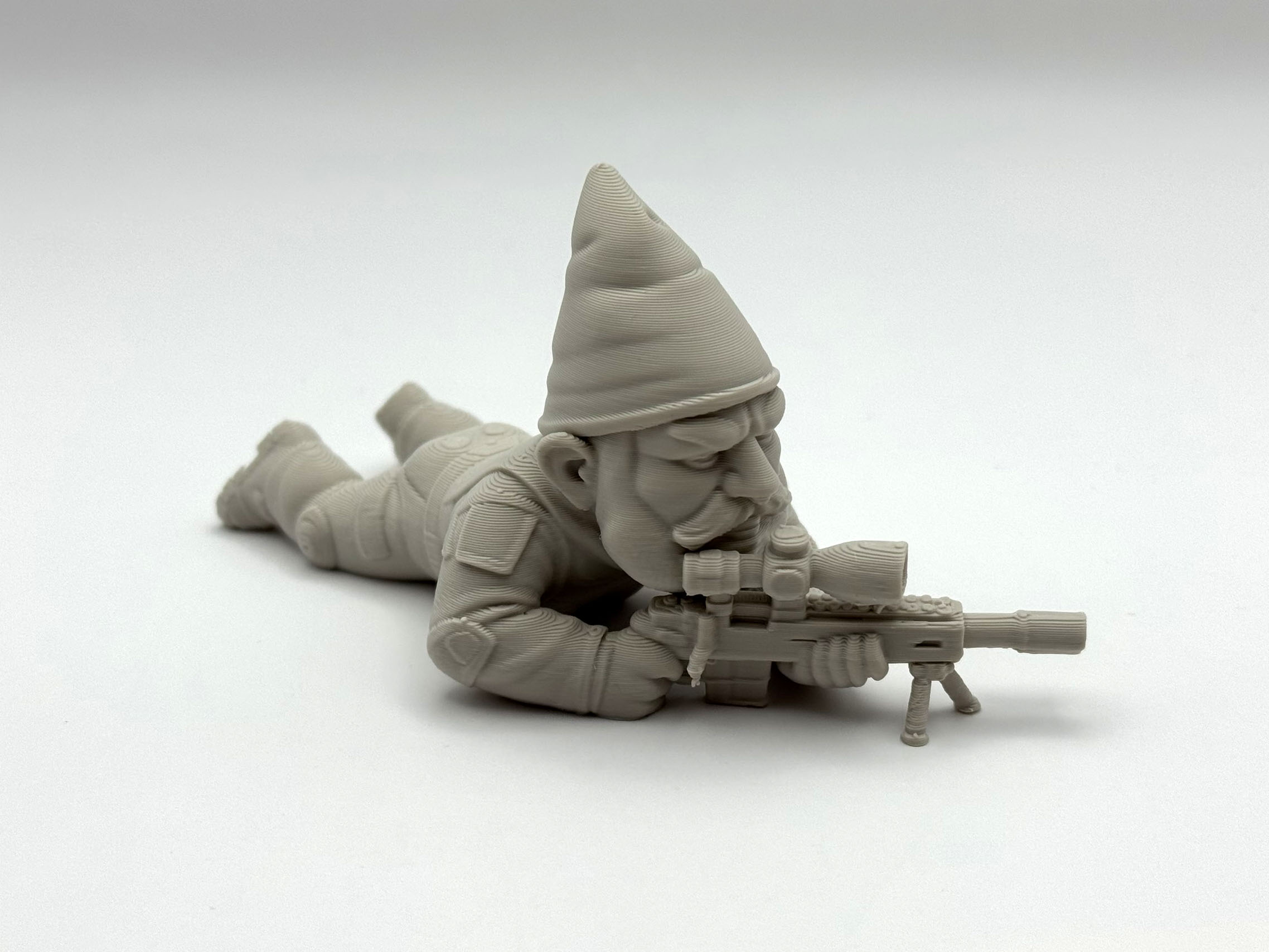 Sniper Garden Gnome 3D model thumbnail