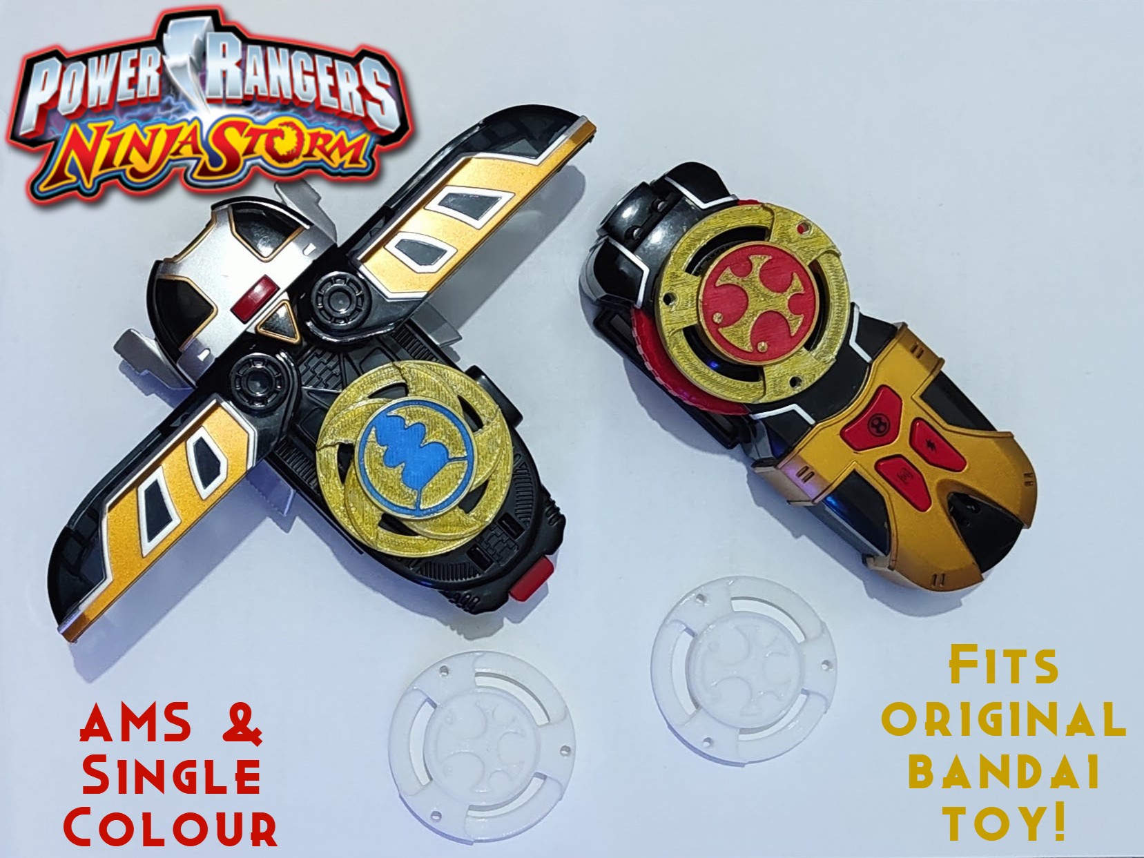 Power Rangers Ninja Storm - Thunder Morpher Disks