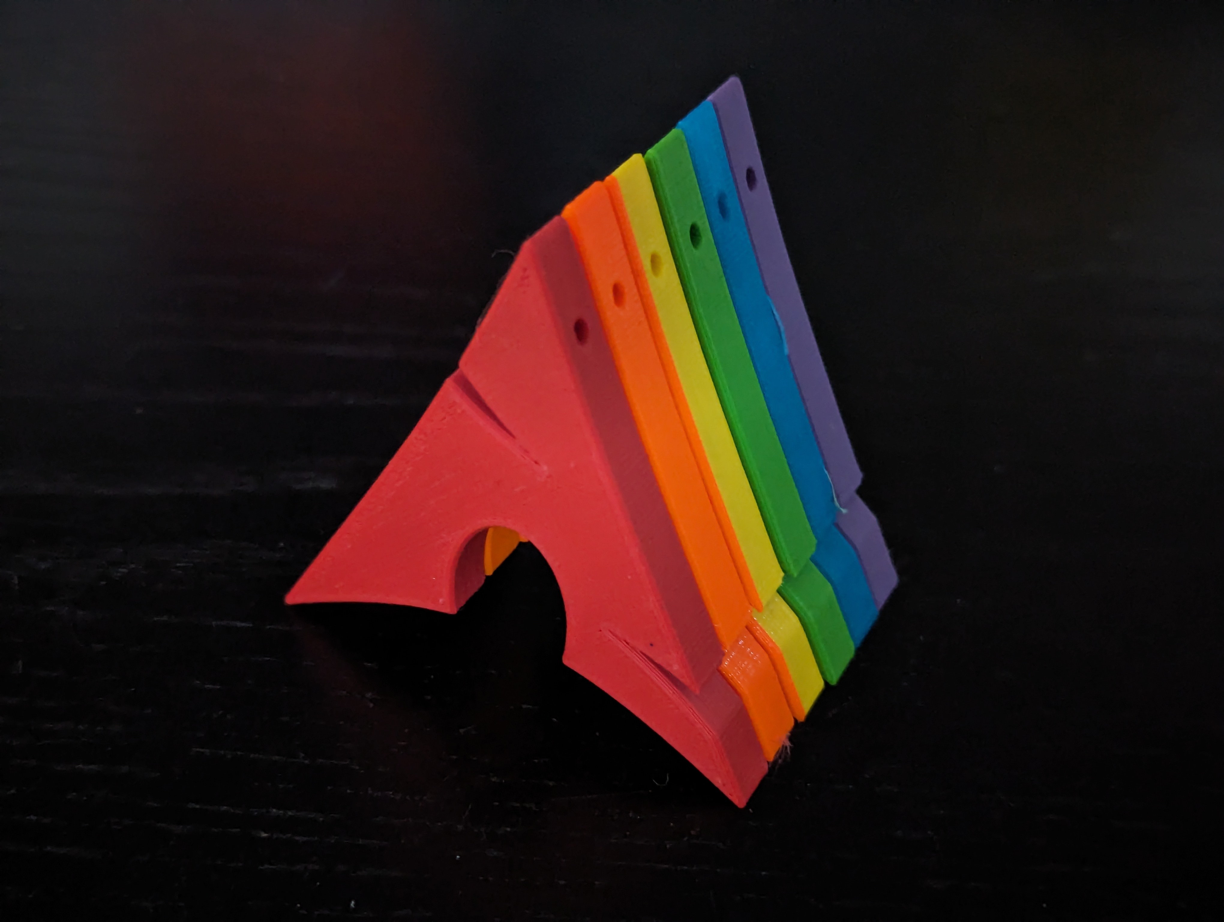 Miniatura 5 do modelo 3D Arch Linux keychain/backpack tag