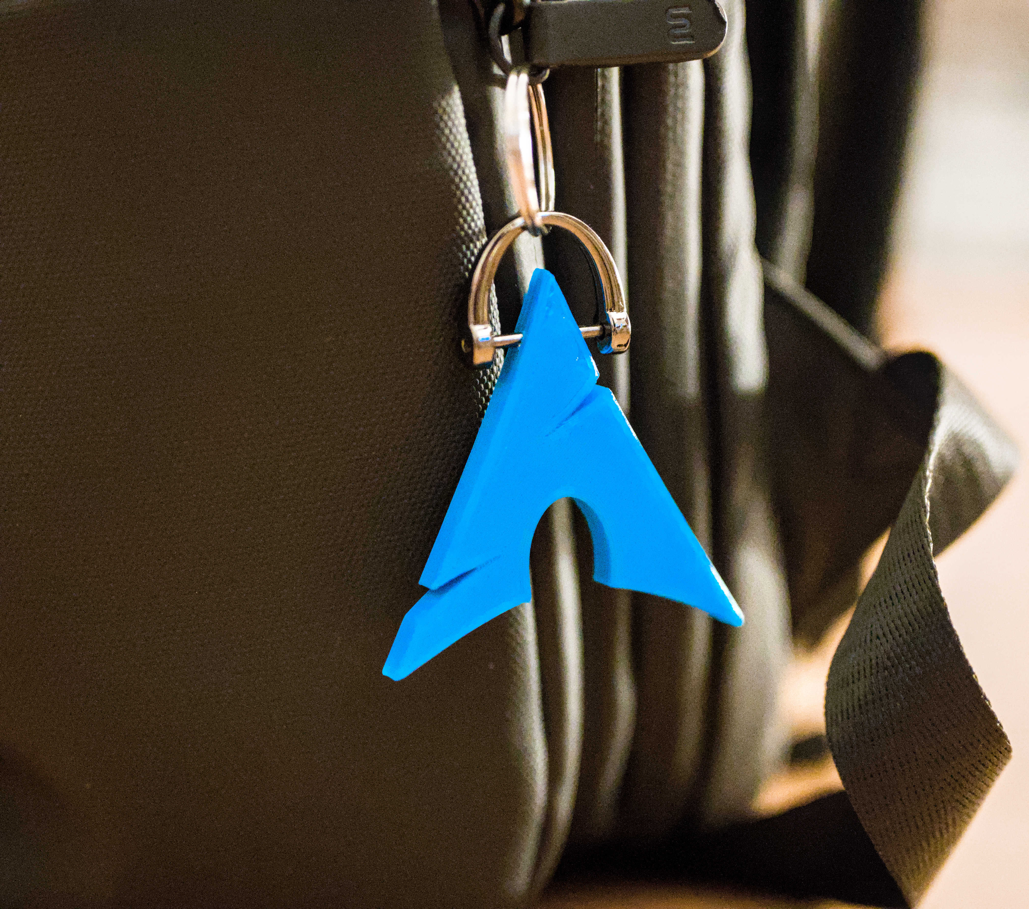 Arch Linux keychain/backpack tag