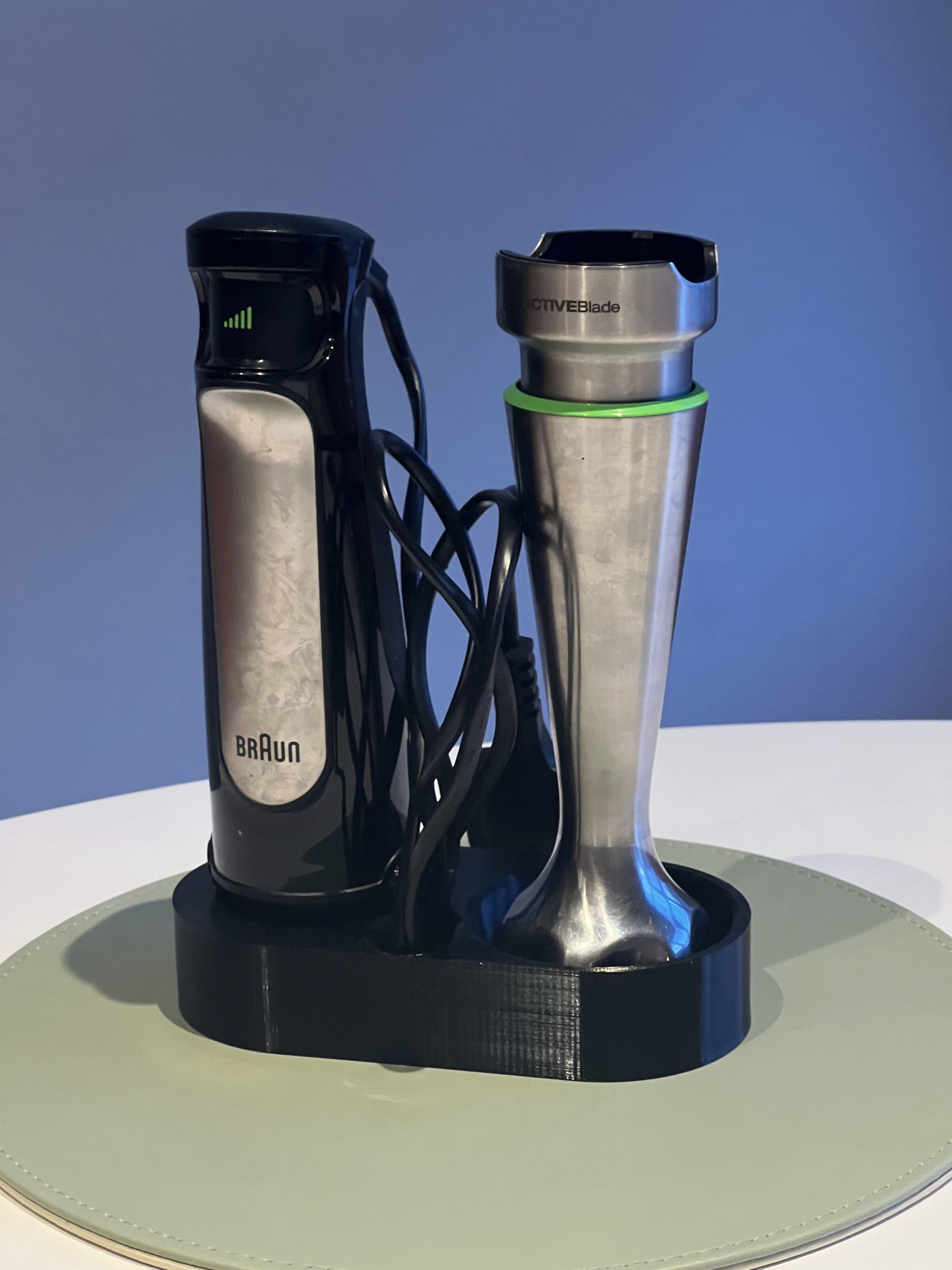 Stand for Braun hand blender - rounded corners (Type: HB701 ActiveBlade)