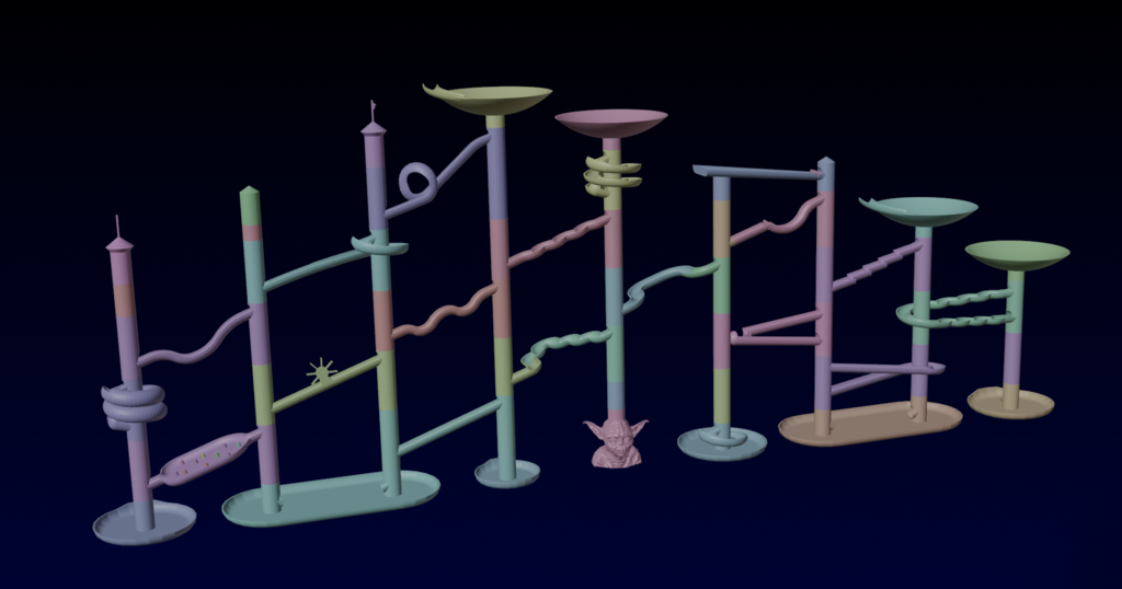 Marble Run Set por AJ Barry Descargar modelo STL gratuito