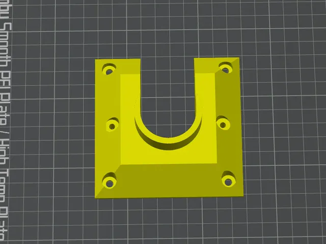 Extra mounting hole for 35mm Clothes Rod Bracket