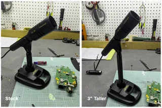 Taller post for Yeasu M-70D microphone