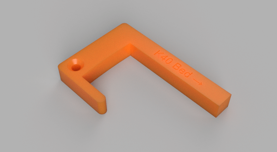 K40 Laser Cutter Focus Tool by Niklas Voigt Download free STL model