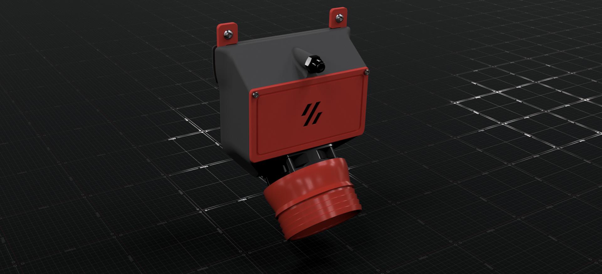 Voron 2.4 80mm exhaust flex-tube adapter