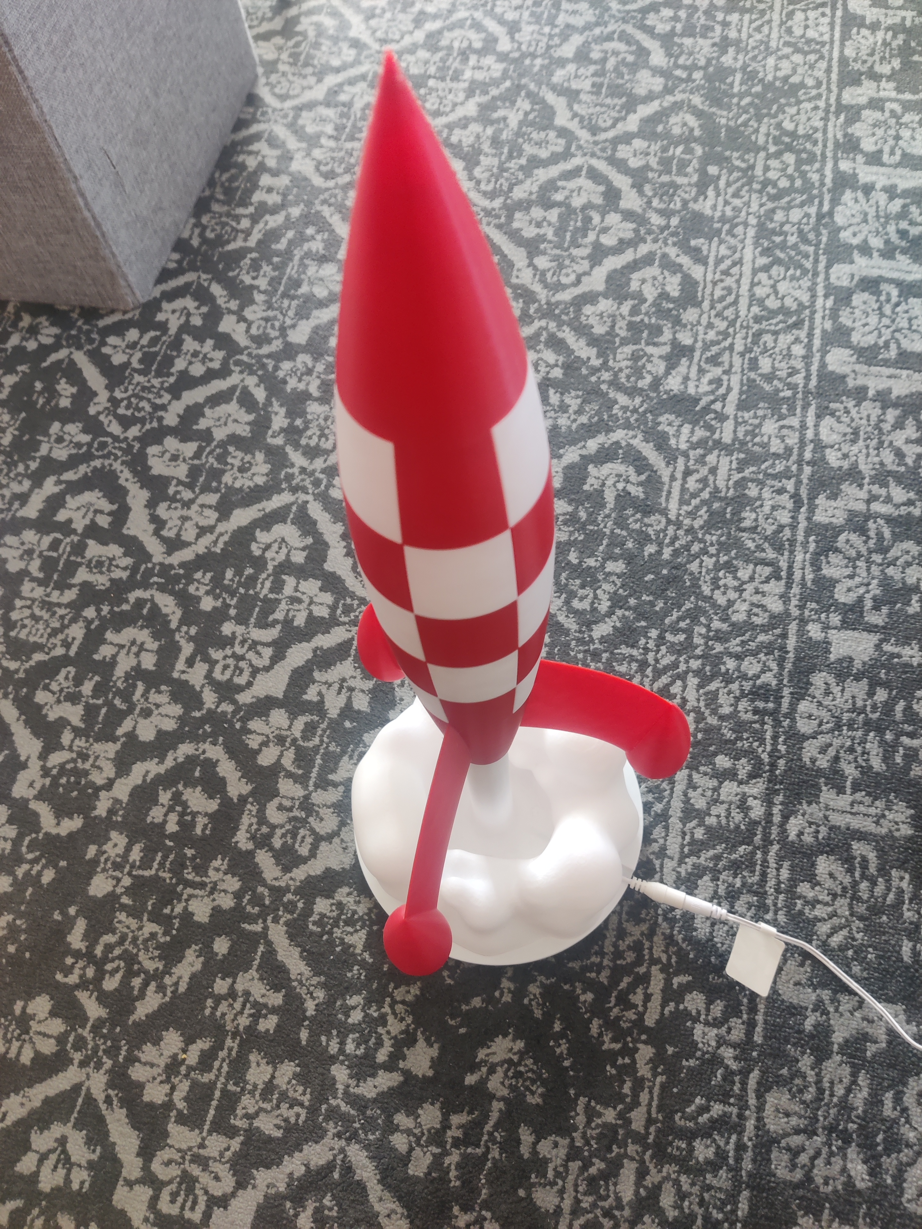 Miniatura 7 do modelo 3D Base plate Moon Rocket