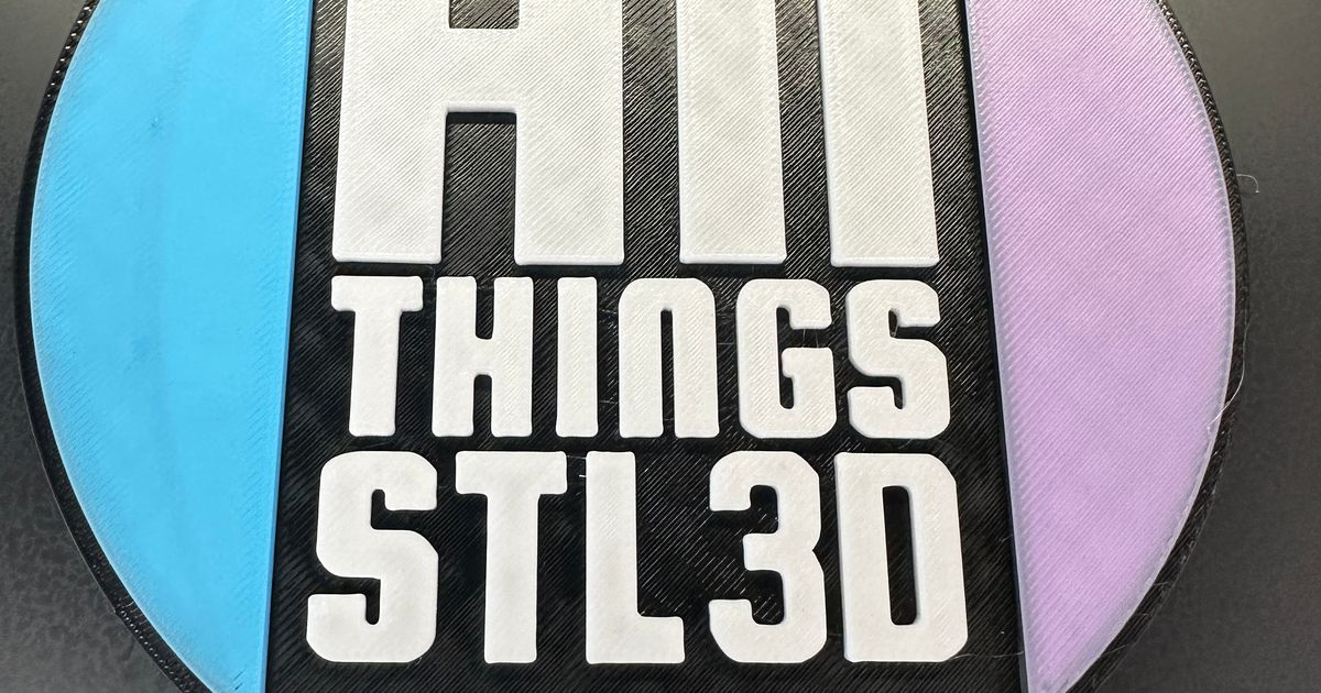 All Things Stl Logo By Rob Beast All Things Stl Download Free Stl All Things Stl Logo By Rob Beast All Things Stl Download Free Stl