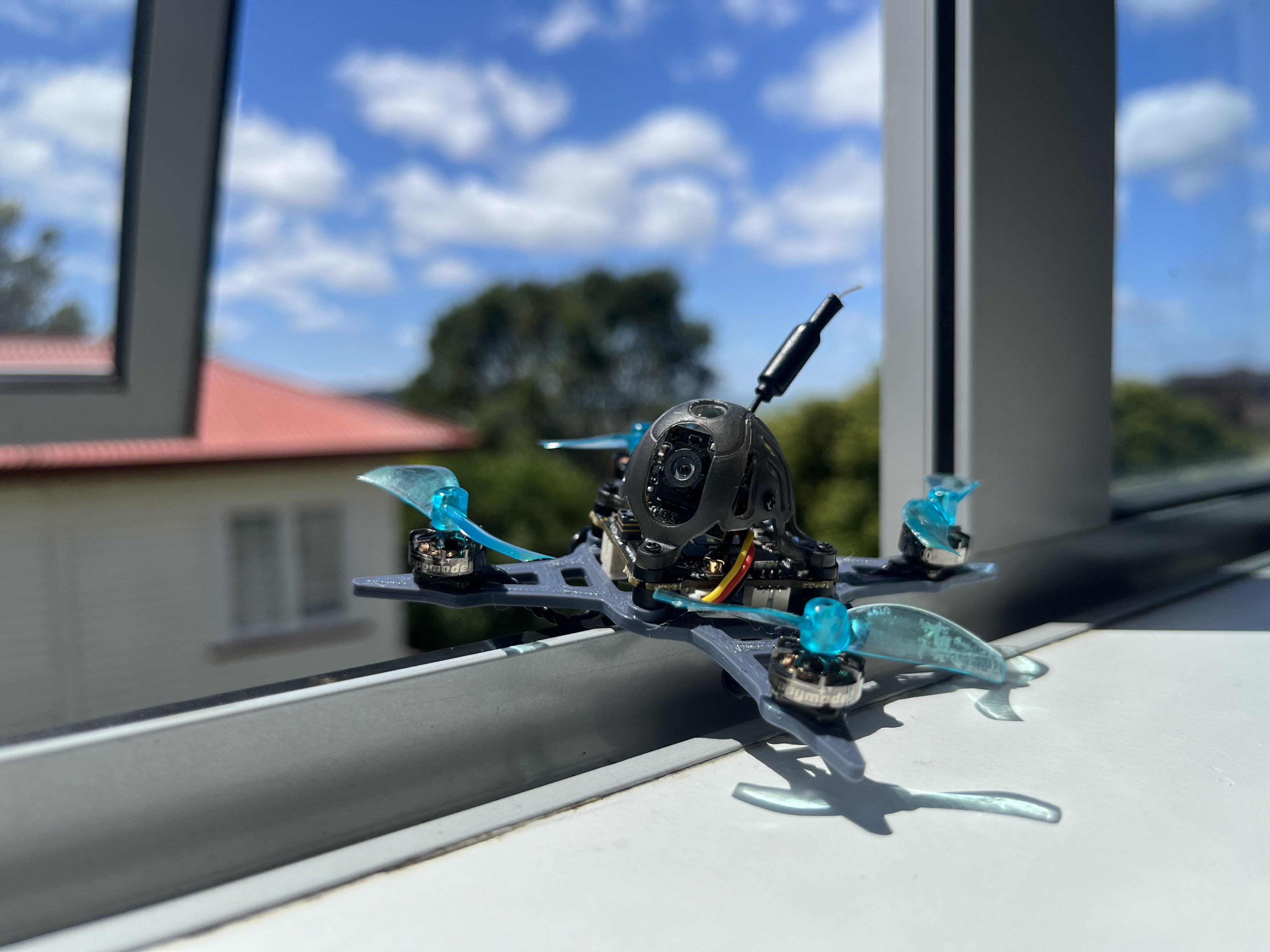 Happymodel Mobula 7 open prop frame conversion