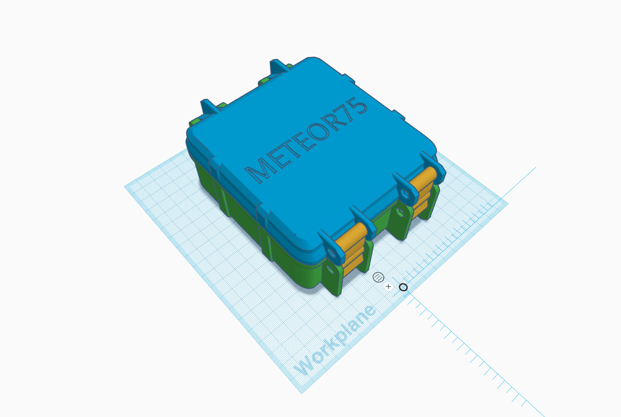 Meteor75Pro Rugged Case 3D model thumbnail