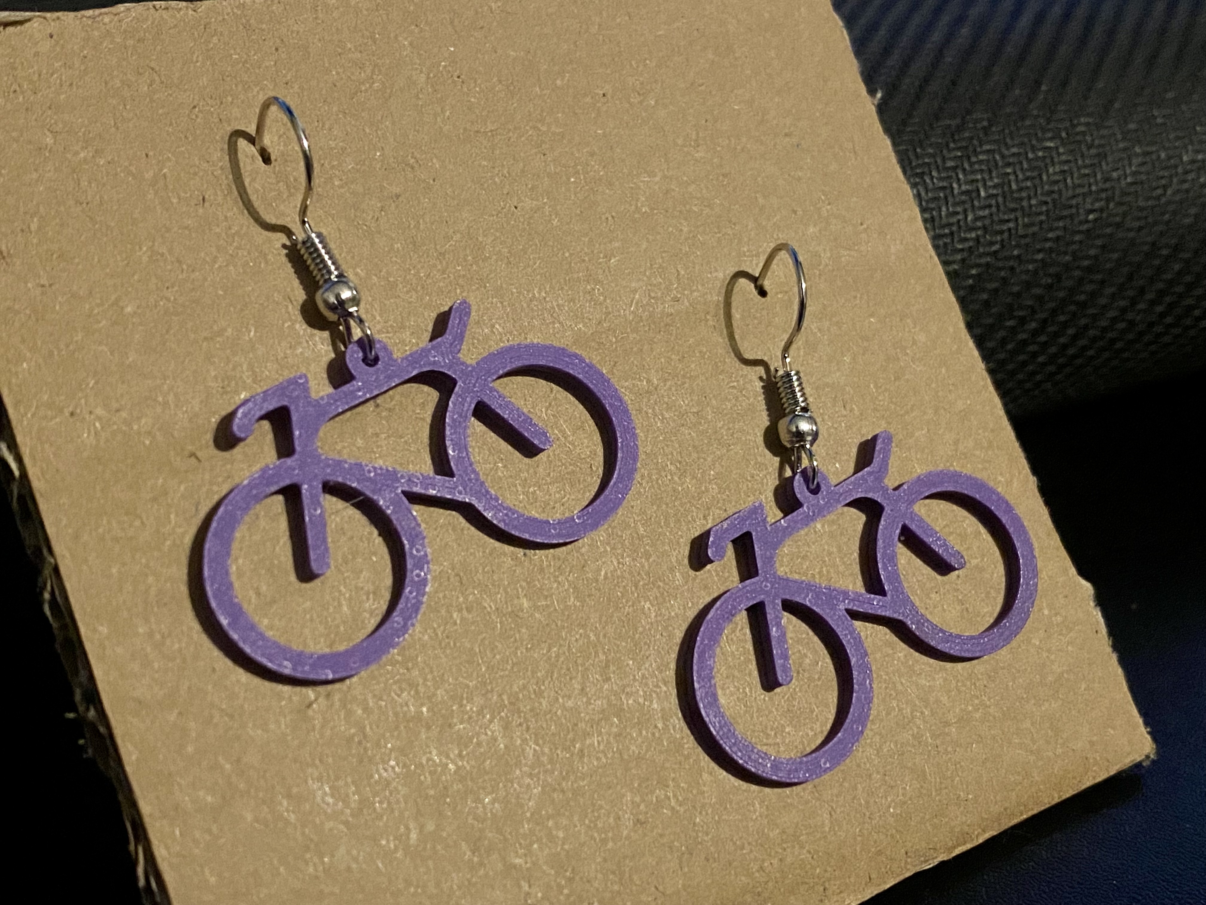Bike Earrings