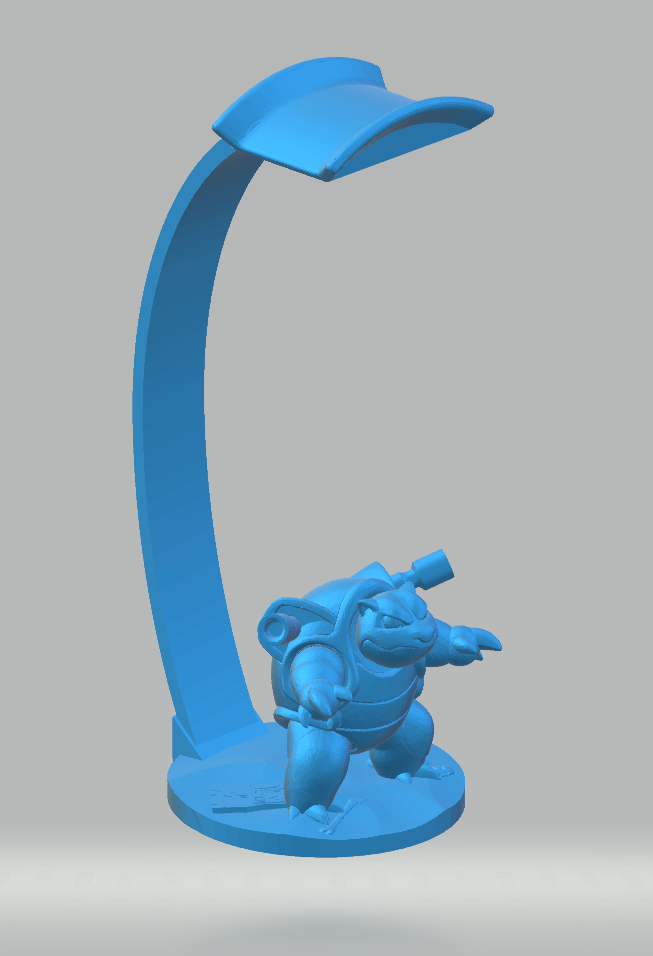 Blastoise headphone stand / holder