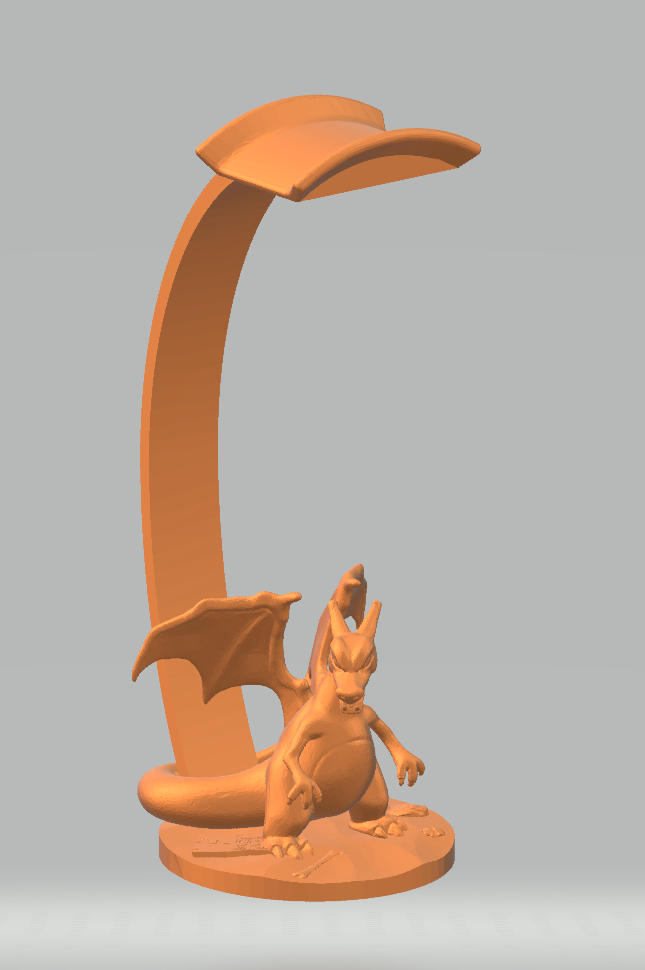 Charizard headphone stand / holder