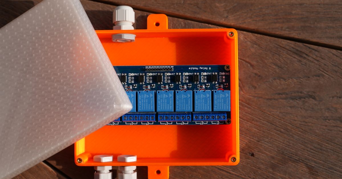 DIY garden watering system controller by sheprints | Download free STL ...