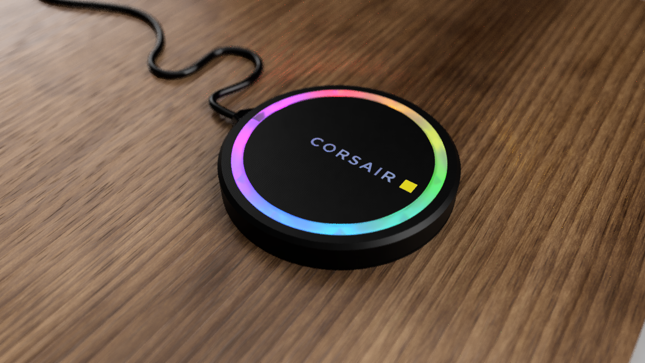 Corsair RGB Coaster by Whisky Lima Download free STL model